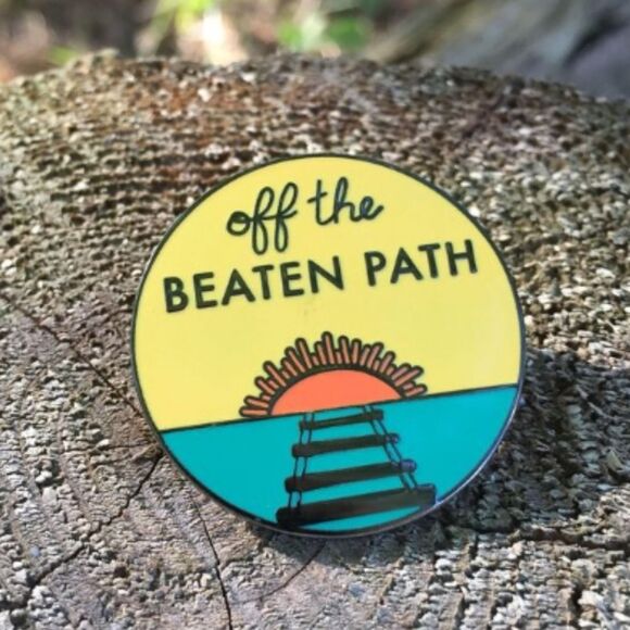 Off The Beaten Path Enamel Pin - Picture 1 of 1